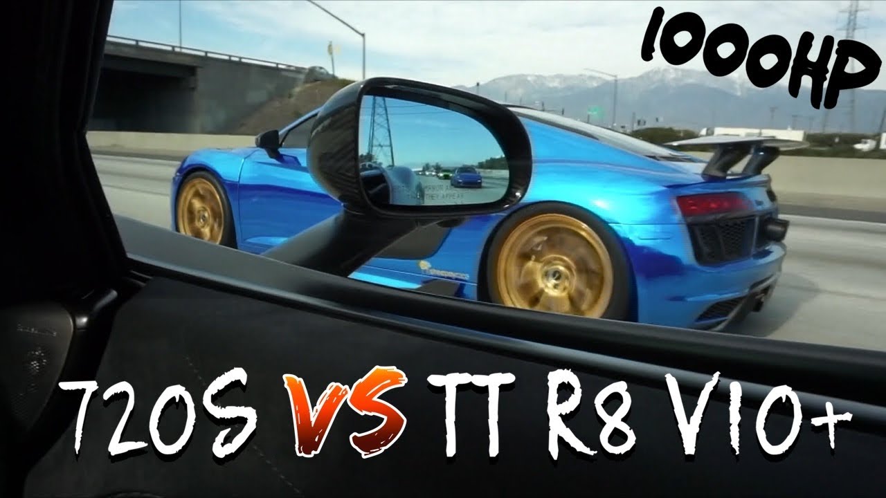 1000HP 720S vs 1000hp TT R8 V10+