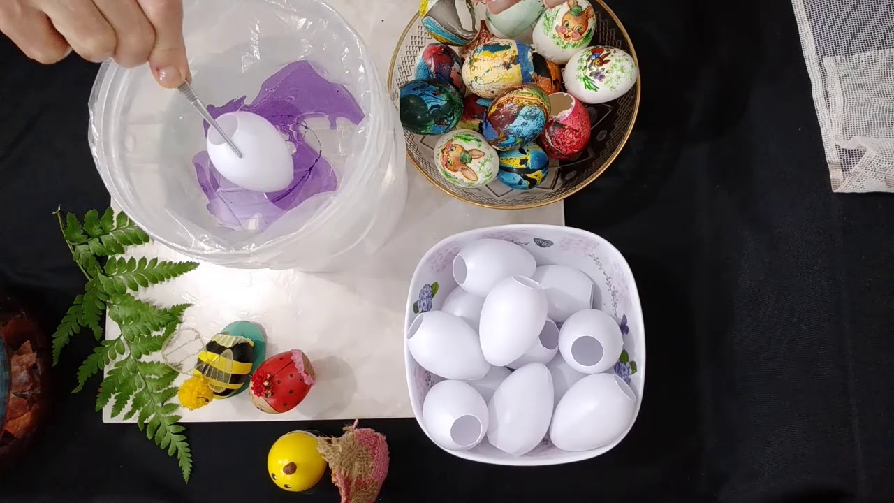 PÁSCOA - DOIS EM UM: CASQUINHAS DE OVOS PINTADAS E AMENDOIM DOCE