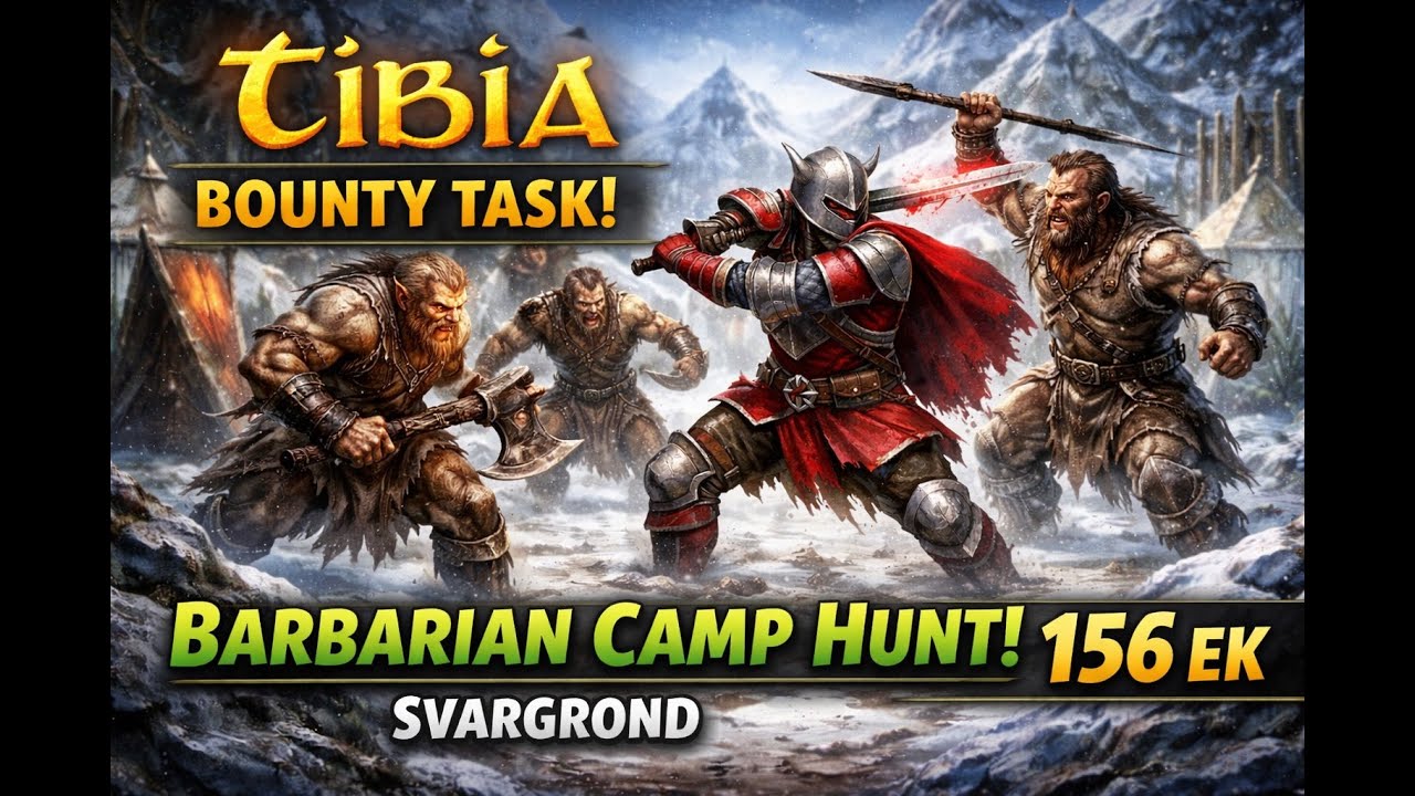 Задание «Охота на Тибию» | Охота в лагере варваров (Сваргронд) | 156 EK