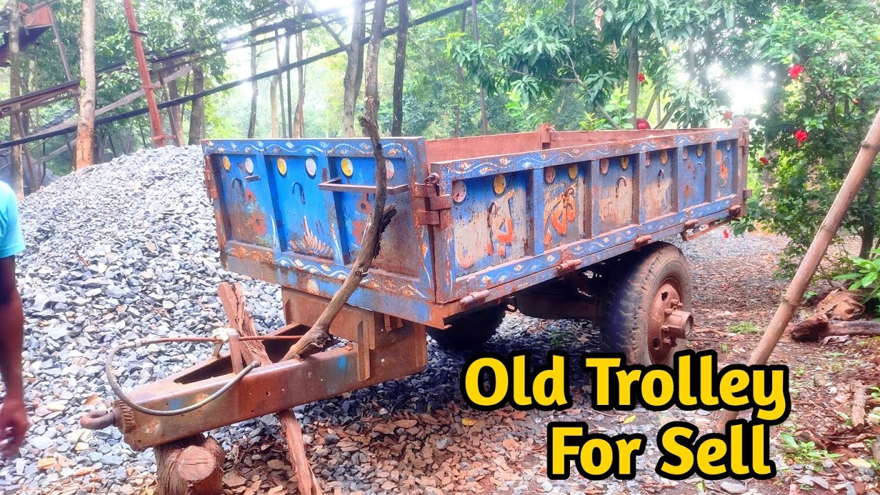 Old Trolley Second hand trolley tractor Trolley for sell trolley in West Bengal