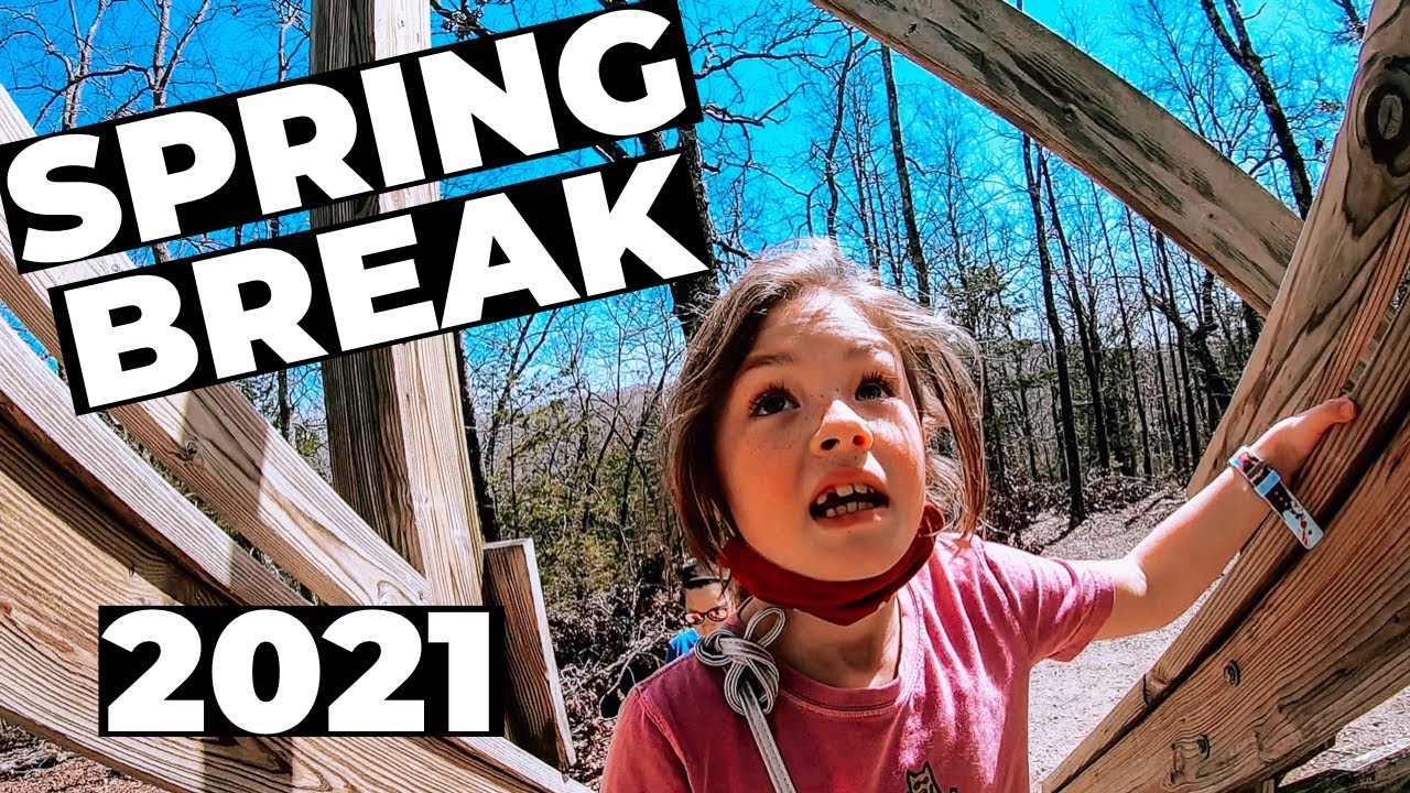 SPRING BREAK STAYCATION WITH KIDS | Talking Rocks Hiking Trails | Staycation Ideas Large Families
