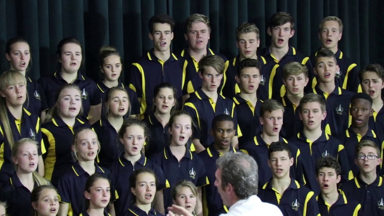 Monnas Choir Performing, God be with you - Soiree - Ho&euml;rskool Linden, 11 Aug 2017