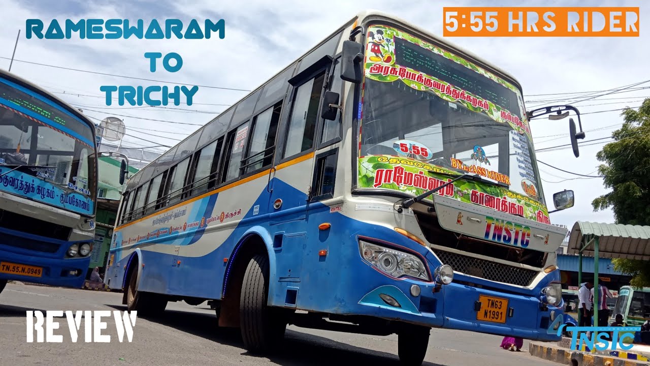 Rameswaram To Trichy || Sticker Biee❤️ || Review || TNSTC Enthusiasts 🚍