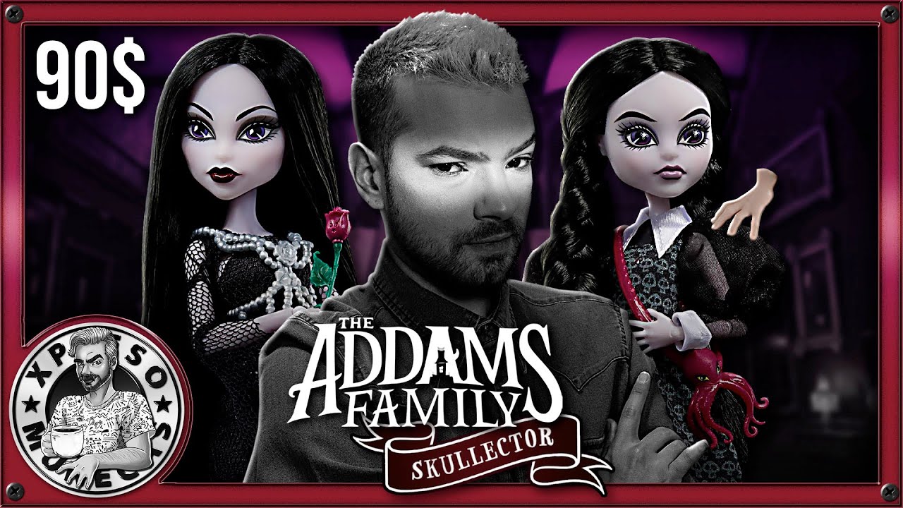 🤚 ¡NUEVAS SKULLECTOR DE LA FAMILIA ADDAMS! ✂️🌹 Morticia & Wednesday 🐙 - Xpreso & Muñecas