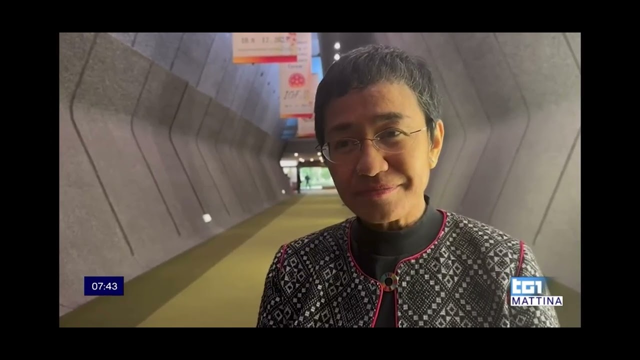 Barbara Carfagna intervista Maria Ressa, Nobel per la Pace