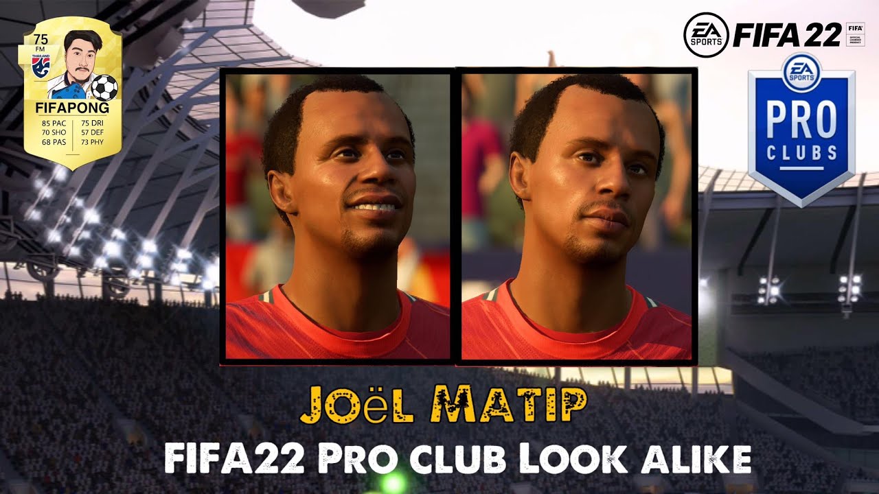 FIFA 22 Faces - Joël Matip - Pro Club Lookalike