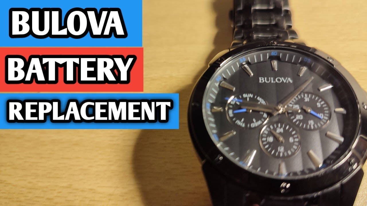 Замена батареи Bulova, как заменить батарею на Bulova