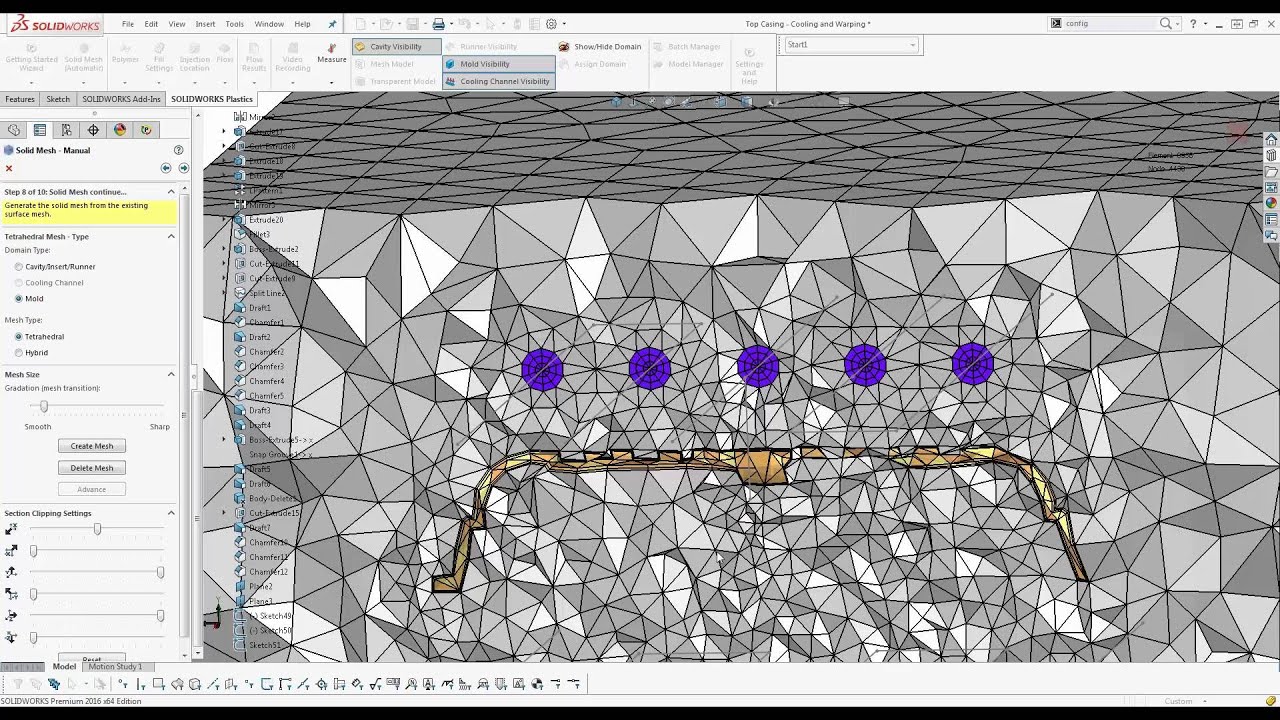Webinar: SOLIDWORKS Plastics Cooling and Warpage