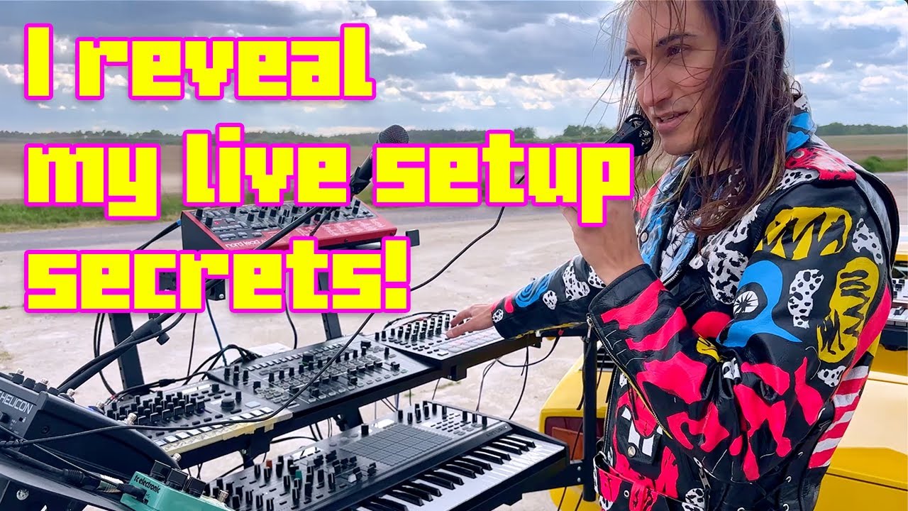 I explain my dawless live setup