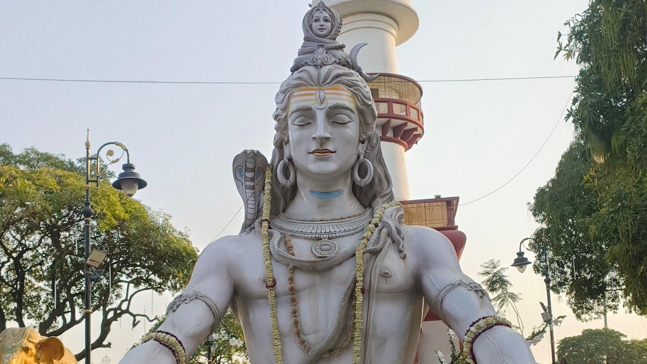 हर हर महादेव🕉️ परमार्थ त्रिवेणी पुष्प पार्क 🏞️ प्रयागराज #superabhihp 
