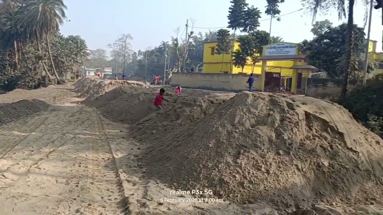 Belwa vihar road work Katihar 