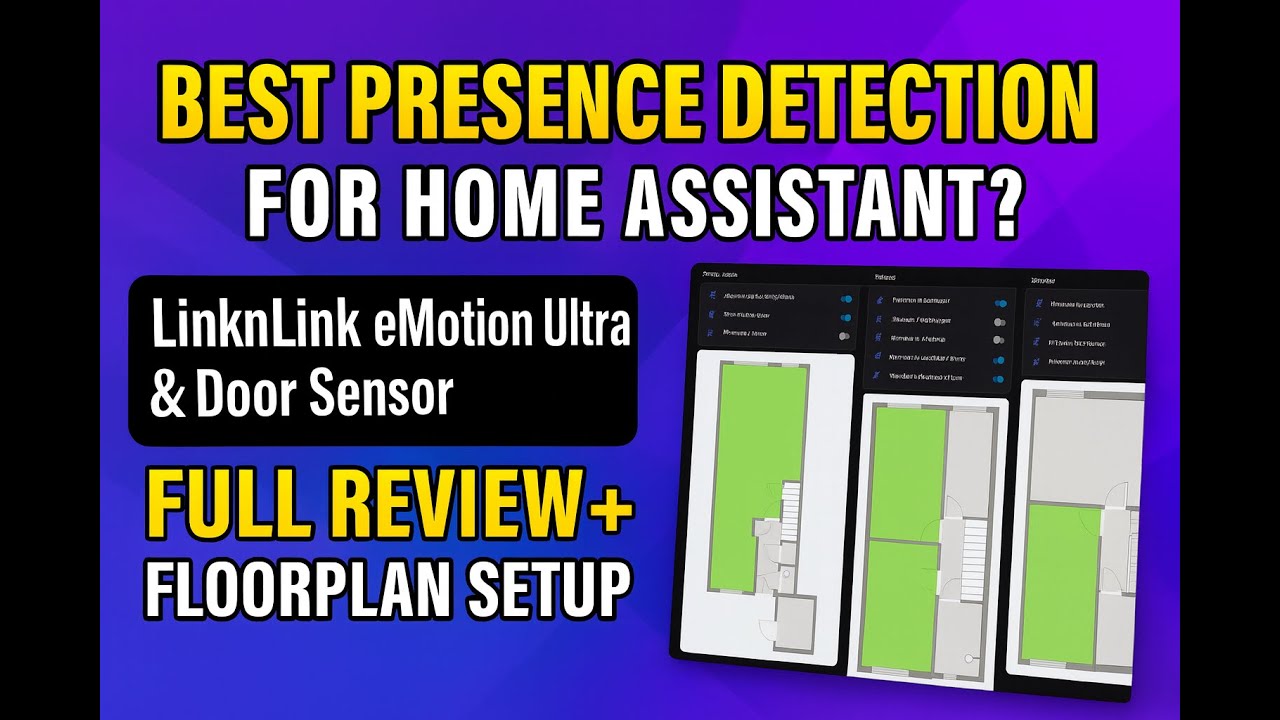 Лучший датчик присутствия для Home Assistant? Обзор LinknLink eMotion Ultra + настройка плана этажа