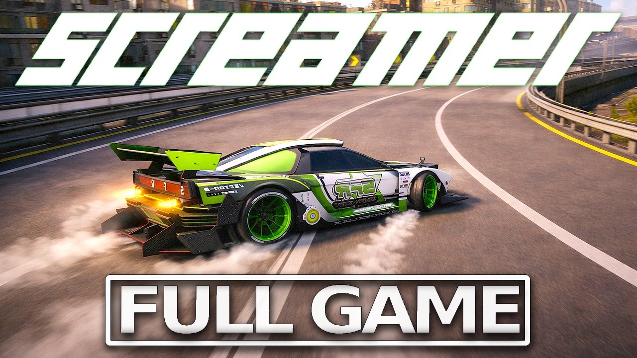 SCREAMER Full Gameplay Walkthrough / No Commentary【FULL GAME】4K Ultra HD 60FPS