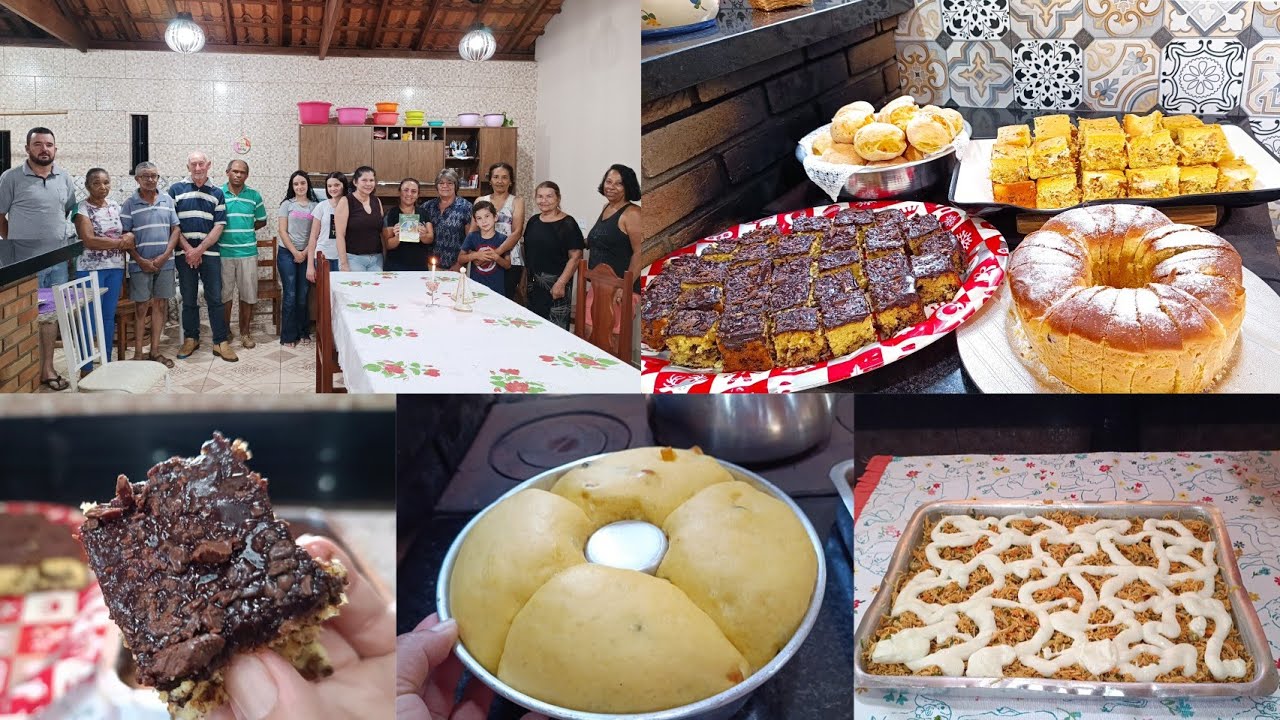 RECEBI OS VIZINHOS EM CASA/PREPAREI DELÍCIAS PRA NOSSA CONFRATERNIZAÇÃO DA NOVENA.