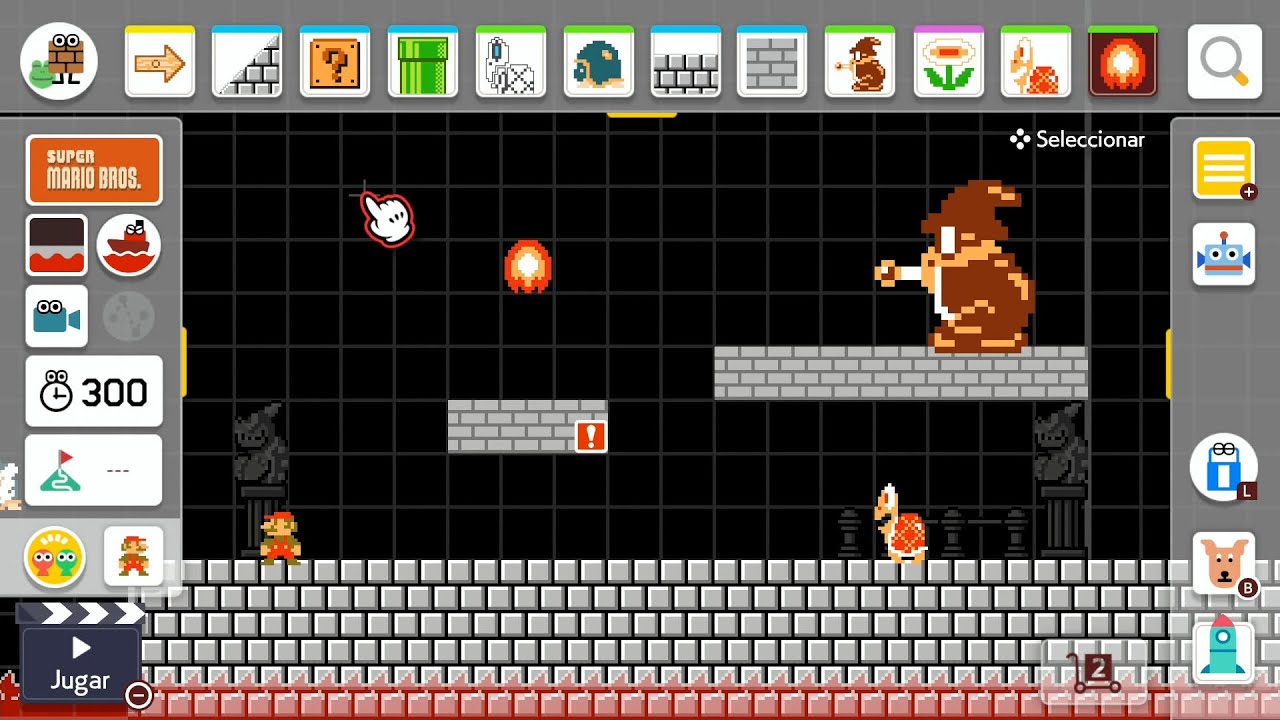 SUPER MARIO MAKER 2 / Editor de niveles de Nintendo Switch | Kamek Koppalings gigantes / Koopalines