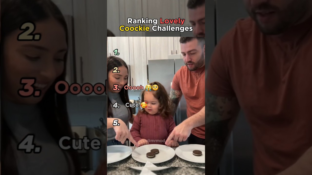 Ranking Lovely Toddler Cookie Challenge moments #viral #cookiechallenge #short
