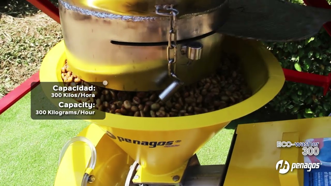 EcoWasher 300 for wash fermented coffee