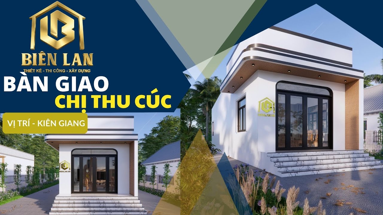 BÀN GIAO NHÀ CẤP 4 HIỆN ĐẠI CHỊ THU CÚC, XÂY DỰNG BIÊN LAN