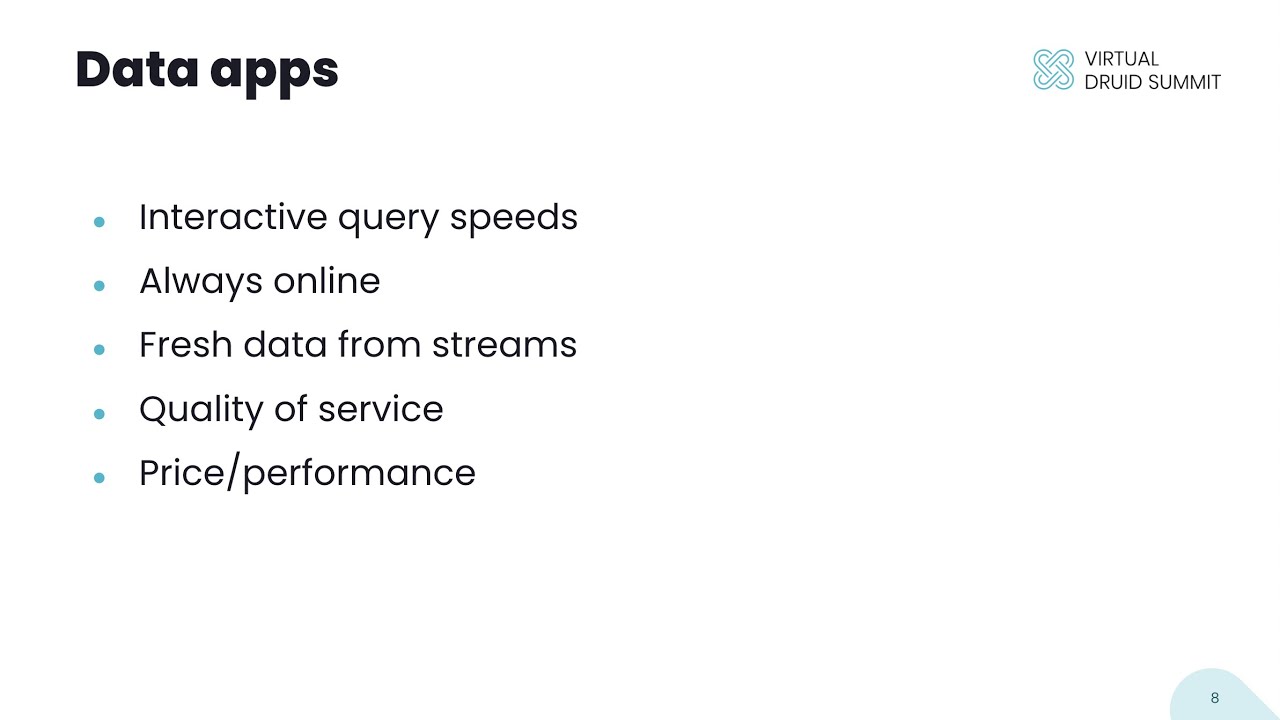 The 5 things data applications need