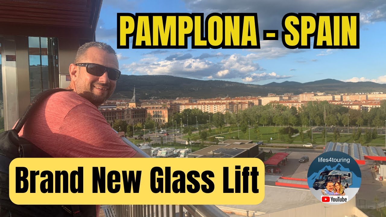 Amazed by the Brand New Glass Lift in Pamplona SPAIN