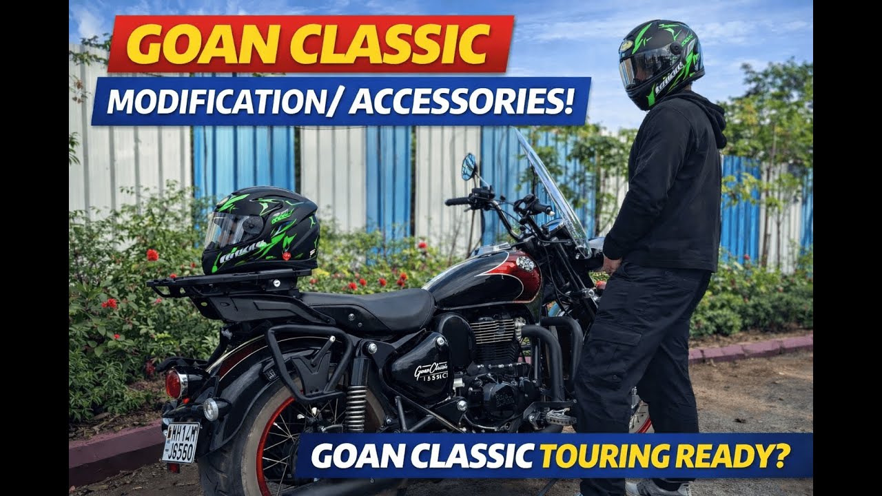 Goan Classic 350 Touring Modification | Modify and Tour | NoMad Opti