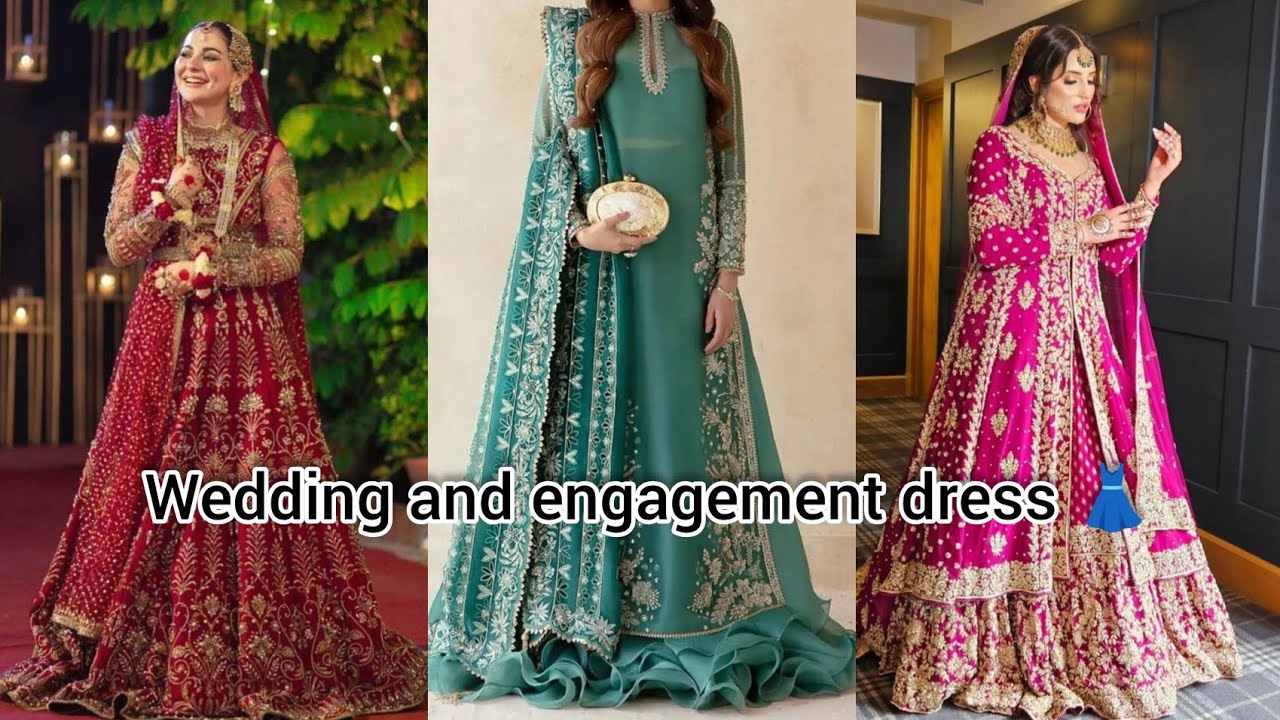 Wedding gown#wedding lehenga#Pakistani lehenga design#bridal and sider design idea 💡