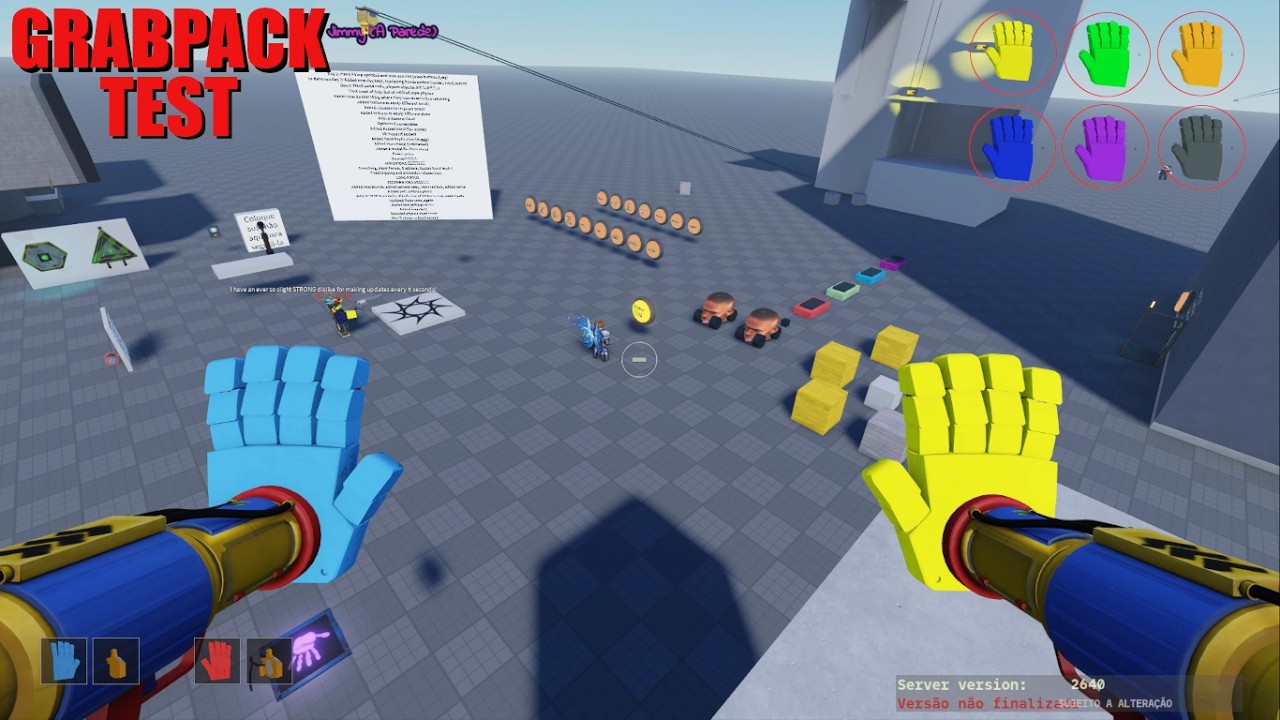 Grabpack System Myhem (Multiplayer) Gameplay Exploring map + puzzles.