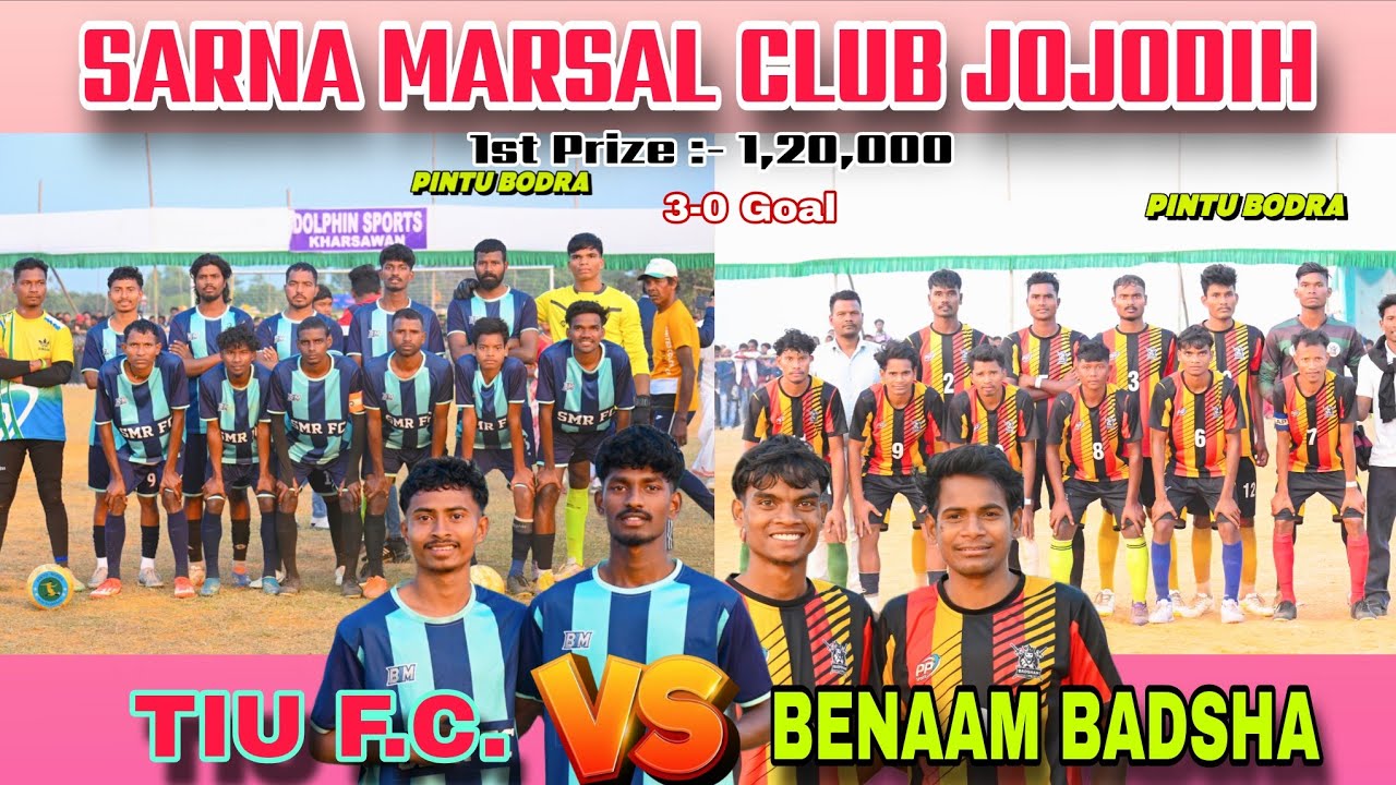 Jojodih Final Match || Benaam Badsha 🆚 Tiu FC || Jharkhand one day Football Tournament 2025