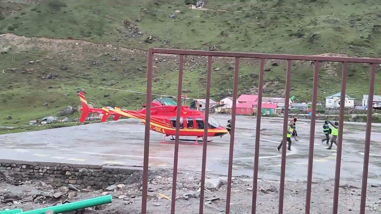 Kedarnath nath helicopter video @kedarnath 