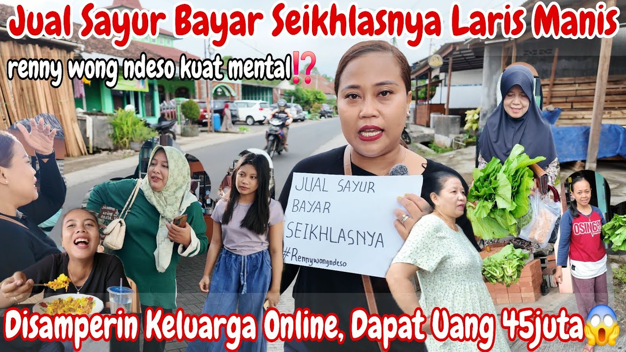 MALU⁉️JUALAN SAYUR DI PINGGIR JALAN || BELI JAJANAN JADUL DAN NASI KUNING FAVORIT NYA BUMIL🥰