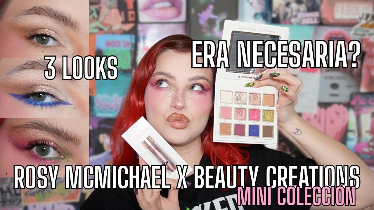 LA MISMA COLECCIÓN PERO MINI? Rosy McMichael X Beauty Creations (reseña honesta) -K.aarly
