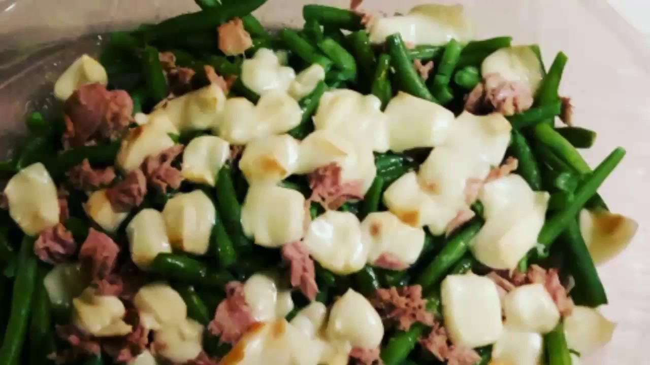 FAGIOLINI AL FORNO CON SCAMORZA E TONNO