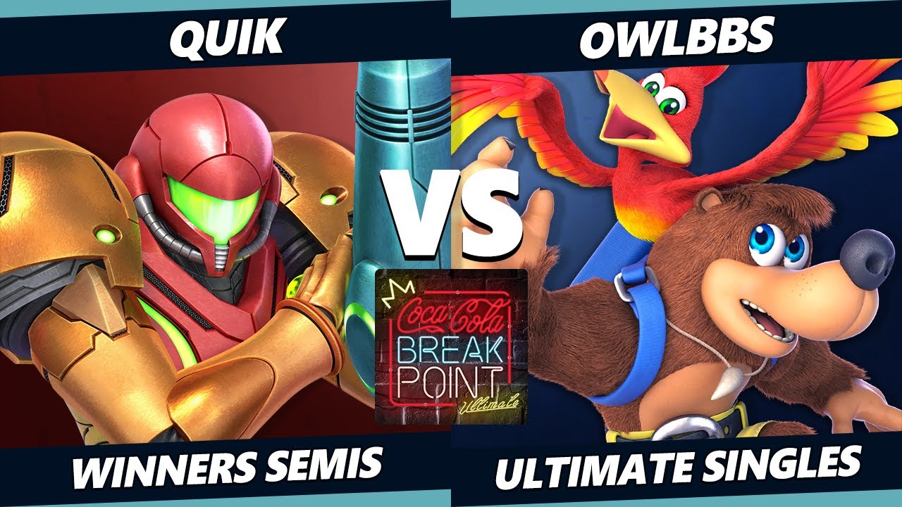 Coca-Cola Breakpoint Winners Semis - quiK (Samus) Vs. SOC | OwlBBs (Bayonetta, Banjo) SSBU Ultimate
