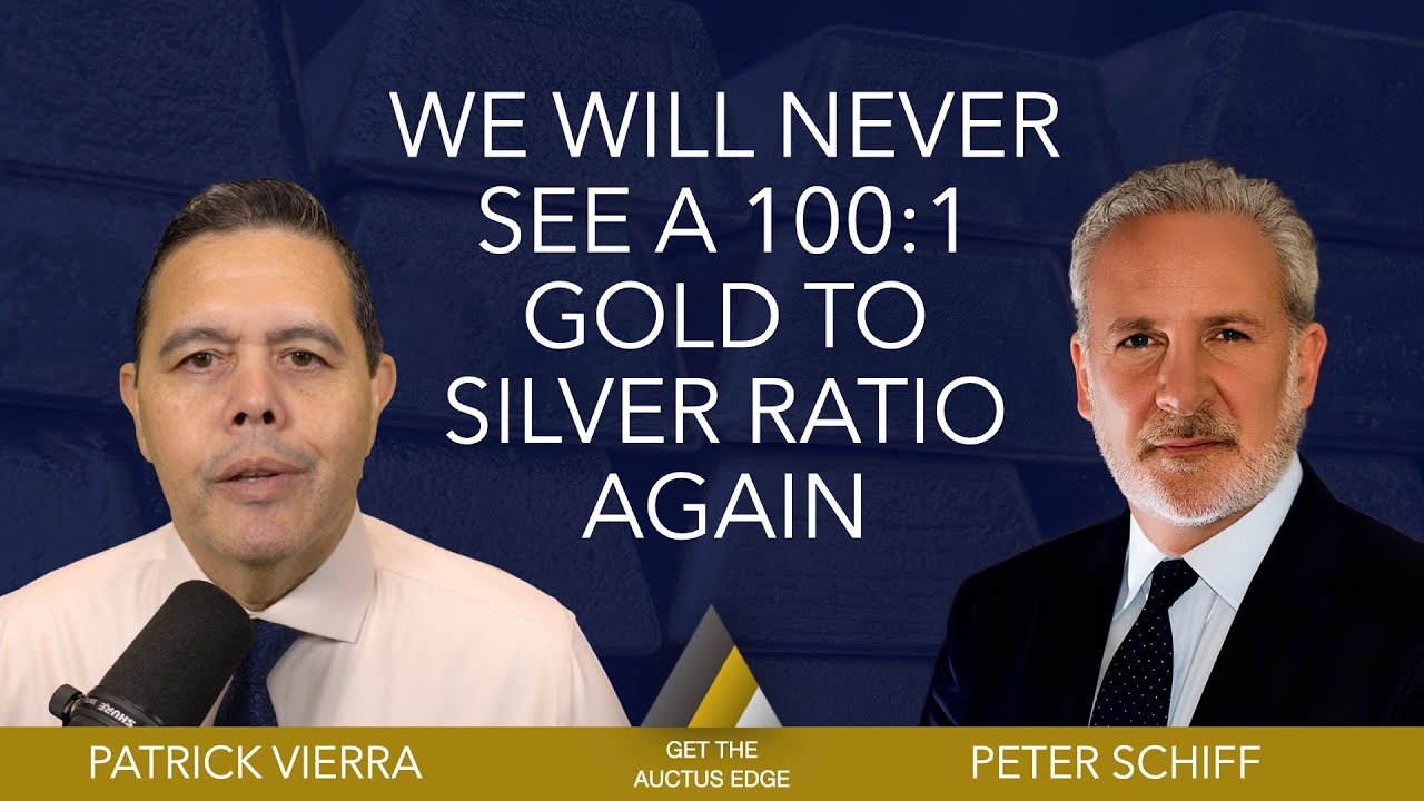 Peter Schiff - We Will Never See a 100:1 Gold to Silver Ratio Again...In My Lifetime
