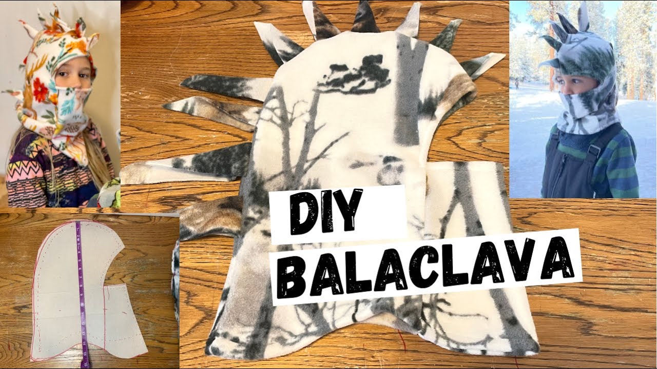 DIY Dragon Balaclava Hoodie Hat | Easy Sewing Tutorial for a Fun Winter Fleece Hat