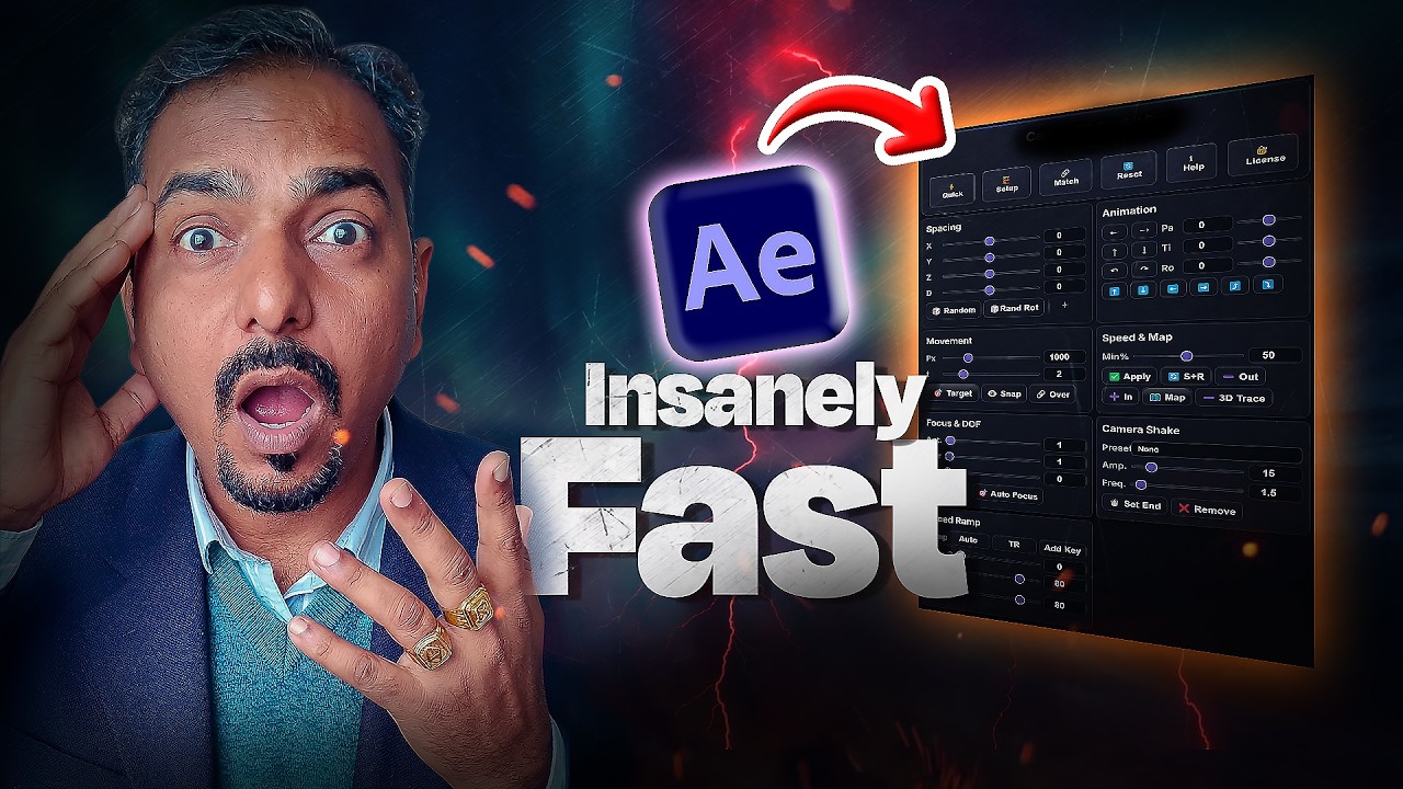 Smooth 3D Camera Animation in After Effects- 3D Camera Toolkit Plugin