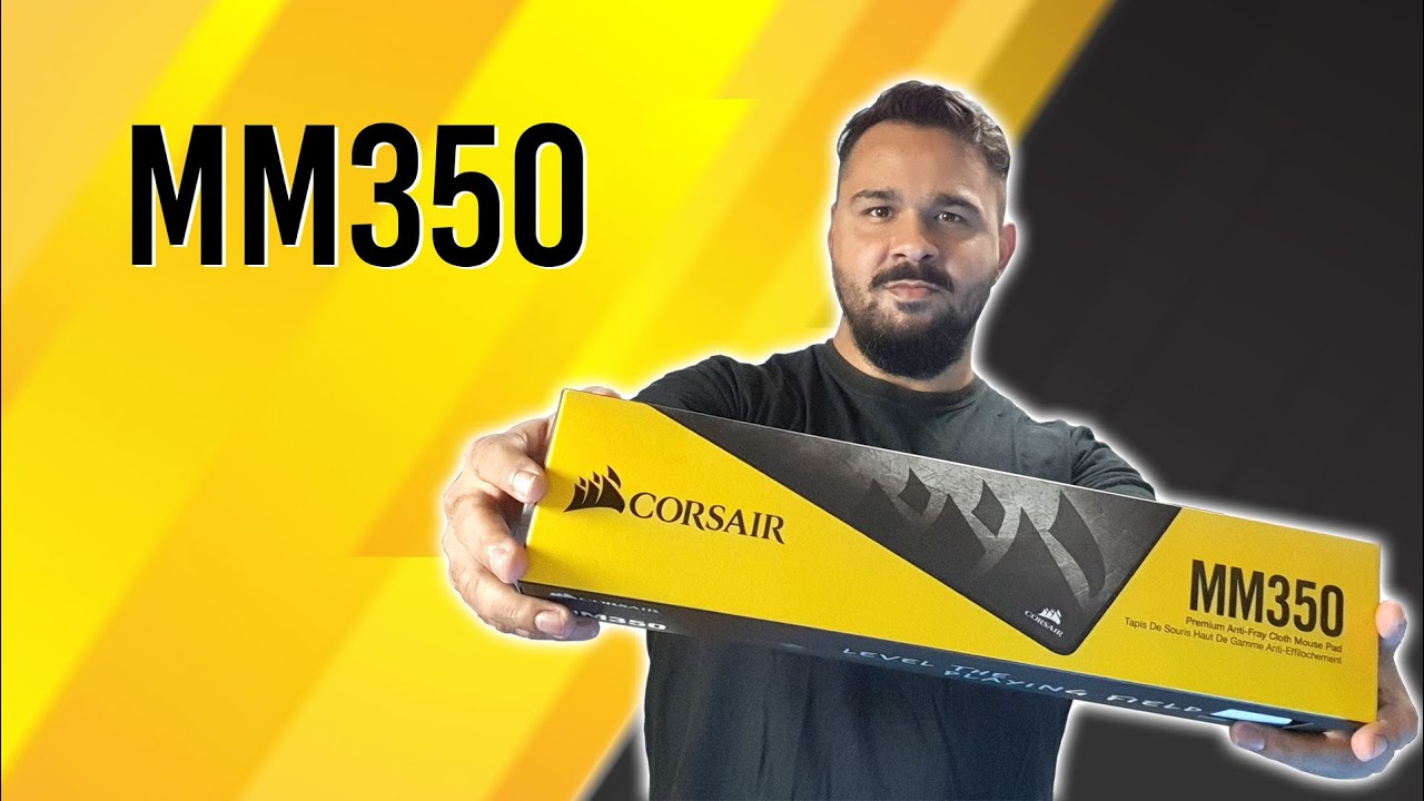 Mousepad Corsair MM350 XL Extended - COMO ESCOLHER MOUSEPAD - Review completo, testes, dicas.