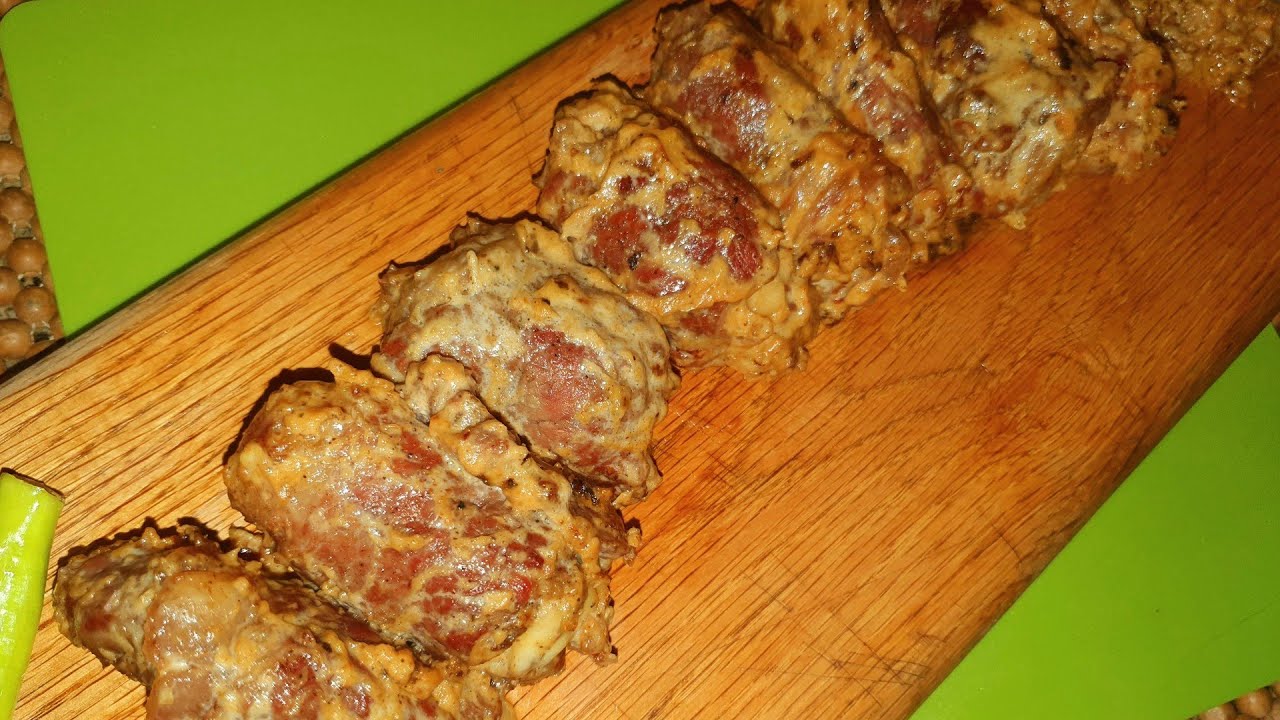 رول اللحمة البوفتيك بالكريمة والجبن.. طبق مطاعم فاخر في بيتك! 🍽😋 