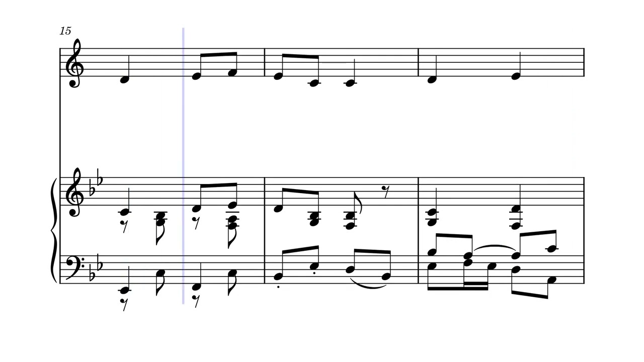 Clarinet & Piano 1 by Rasjia