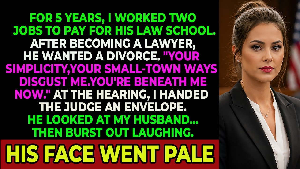 I worked two jobs to put my husband through law school. After becoming a lawyer, he wanted a divorce