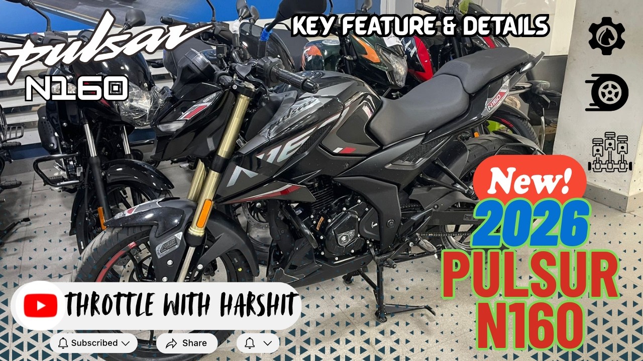 2026 BAJAJ Pulsar N160 Review🔥 New Features, Mileage, On road Price & Full Details | Worth Buying?🏍️