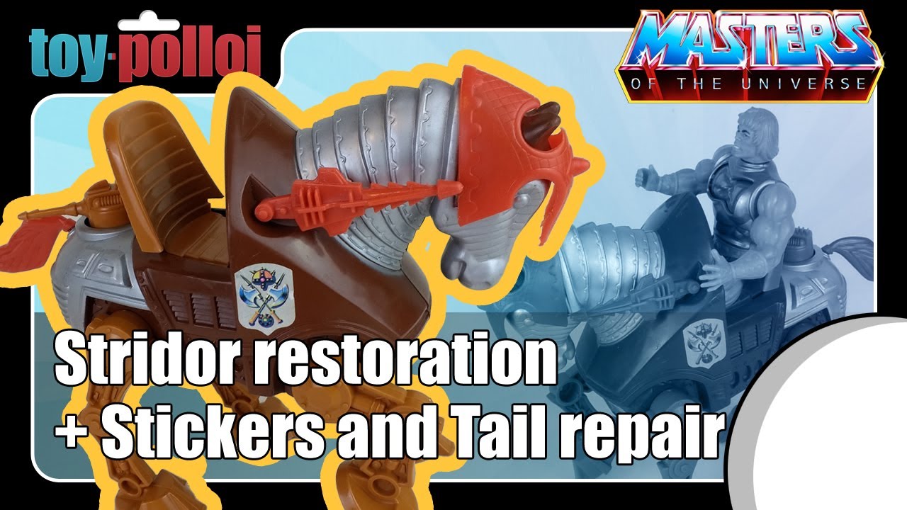 Vintage MOTU Vintage Stridor restoration - Toy Polloi