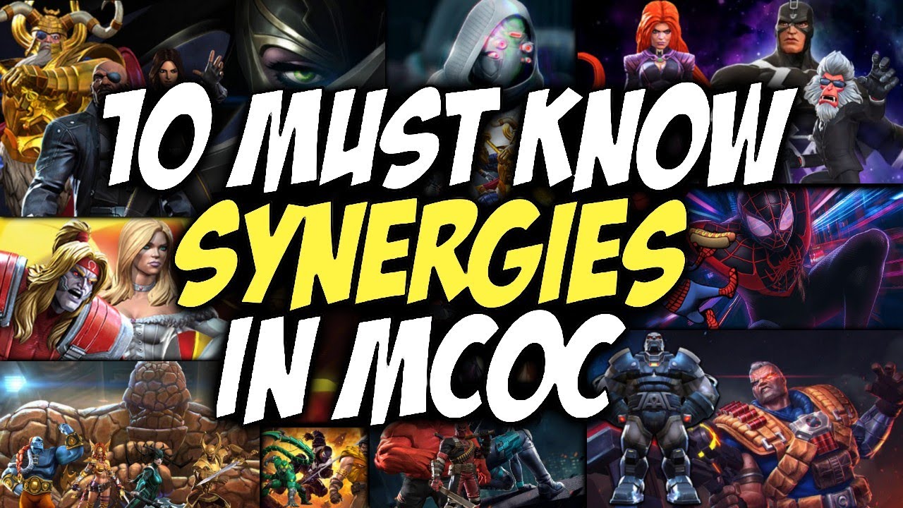 10 Must Know Synergies In MCOC | Truly Game Changing Synergies! | Marvel Contest Of Champions