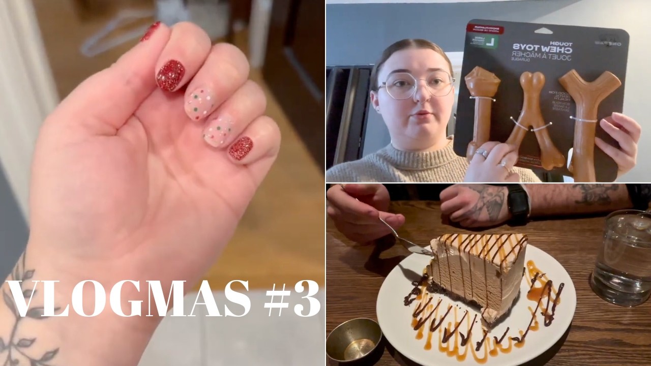 vlogmas #3| donating to shelters & wrapping gifts | Juliana Payne