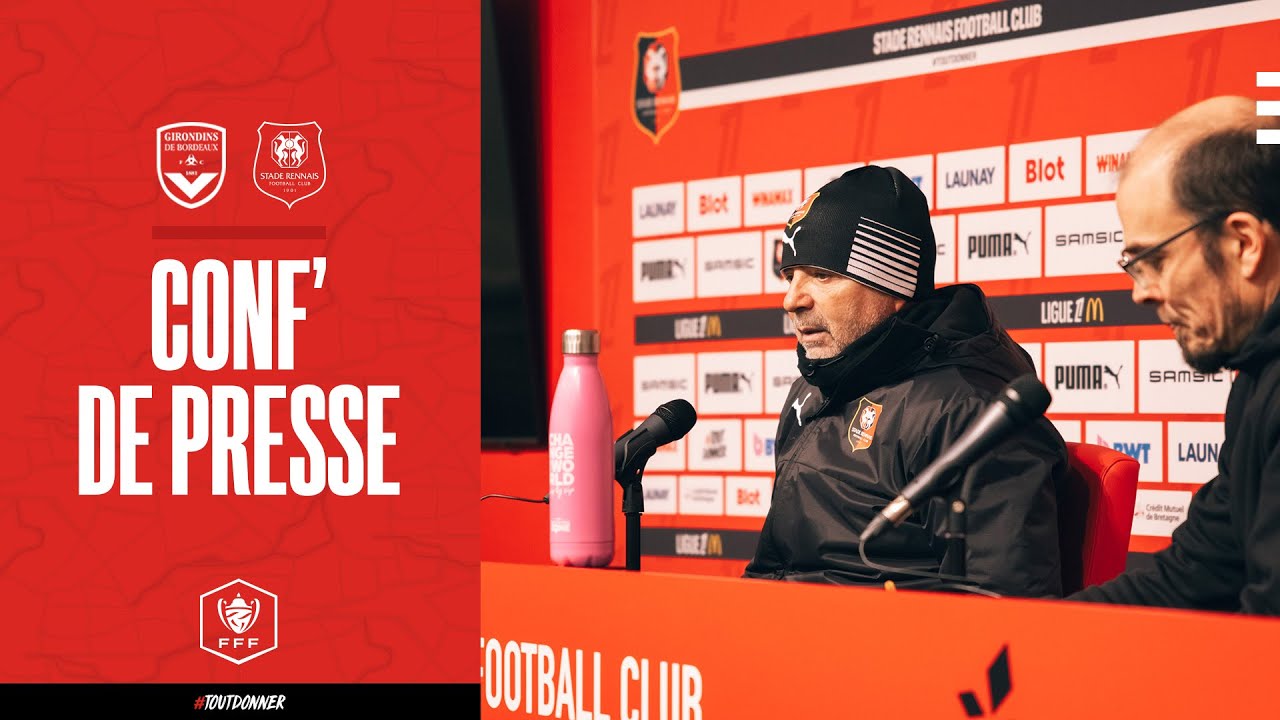 32e CDF | Bordeaux / Stade Rennais F.C. : la conférence de presse
