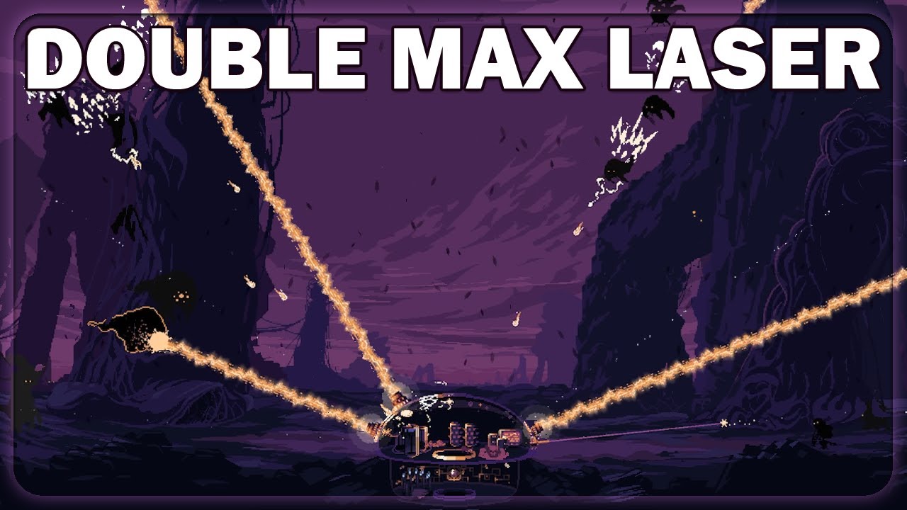 The NEW Fully Upgraded Laser is UNSTOPPABLE in Dome Keeper