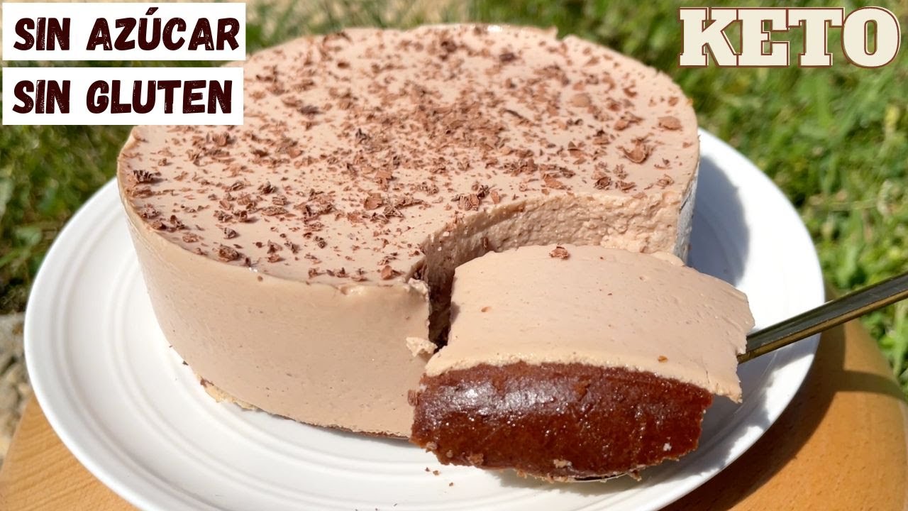KETO TIRAMISÚ MOUSSE CAKE | Postre FIT Saludable y Fácil (SIN HORNO)