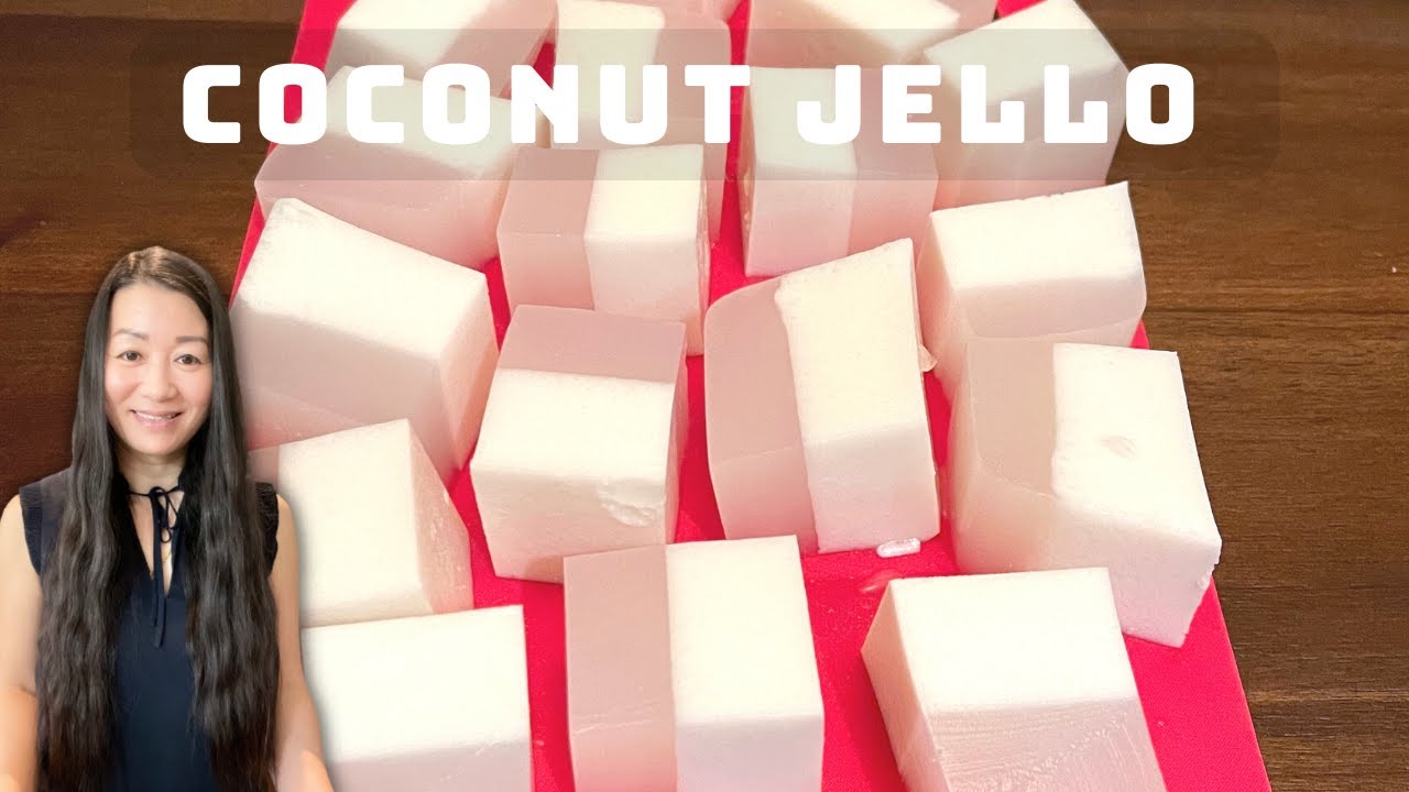 Coconut Jello - Very Easy to Make || Ly Cooks