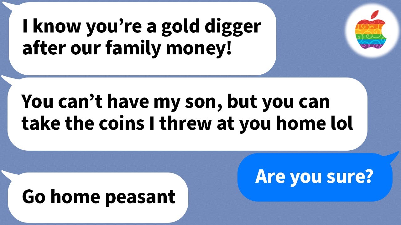 【Apple】 I went to go visit my fiancé's family of rich bankers for the first time and