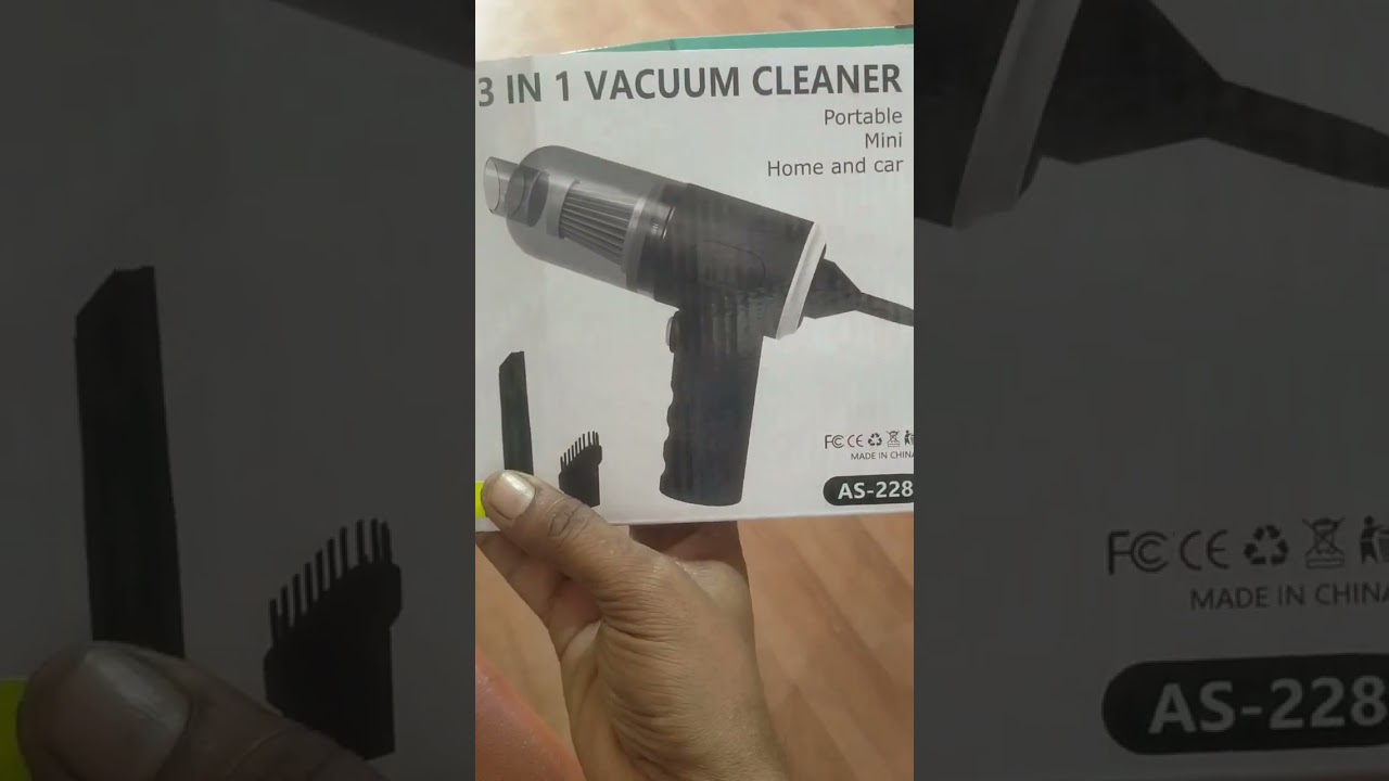 3 in 1 vacuum cleaner, portable mini home and car.